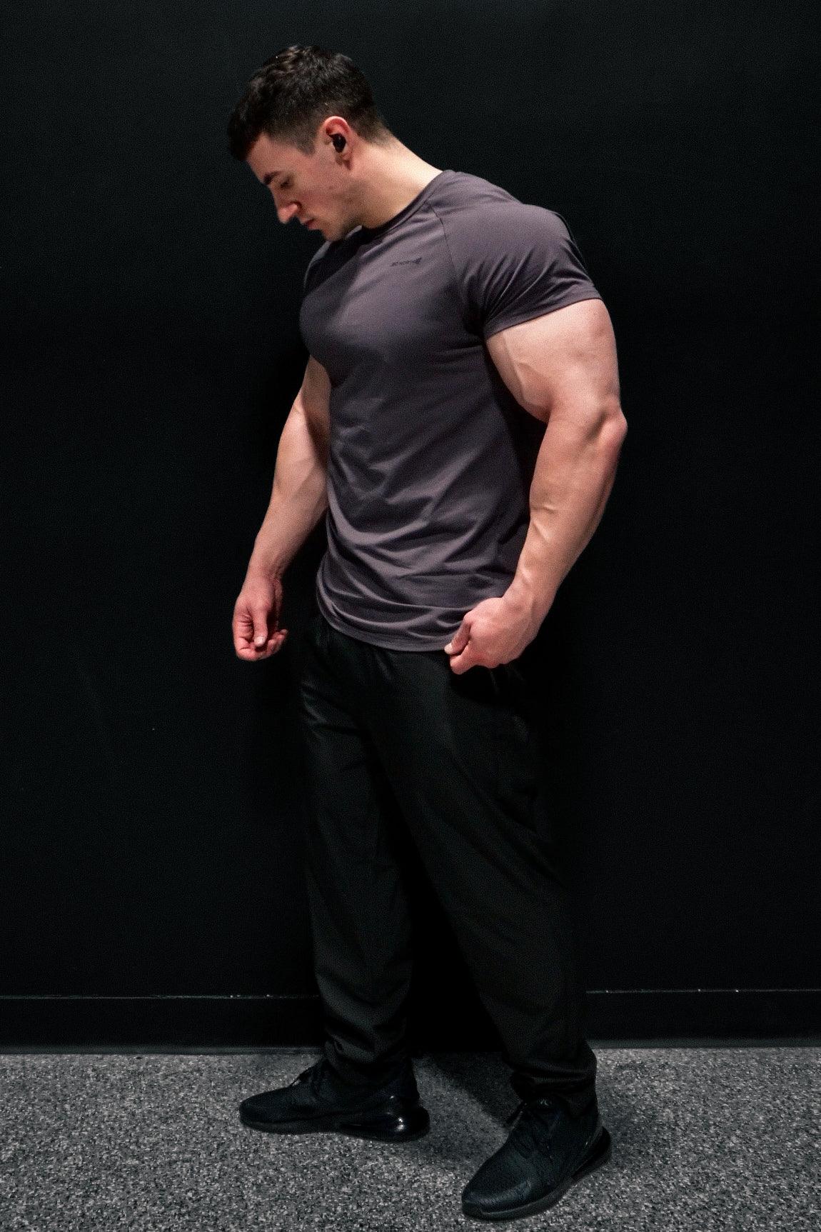 Jed North Titan 2.0 Muskel-T-Shirt - Taupe