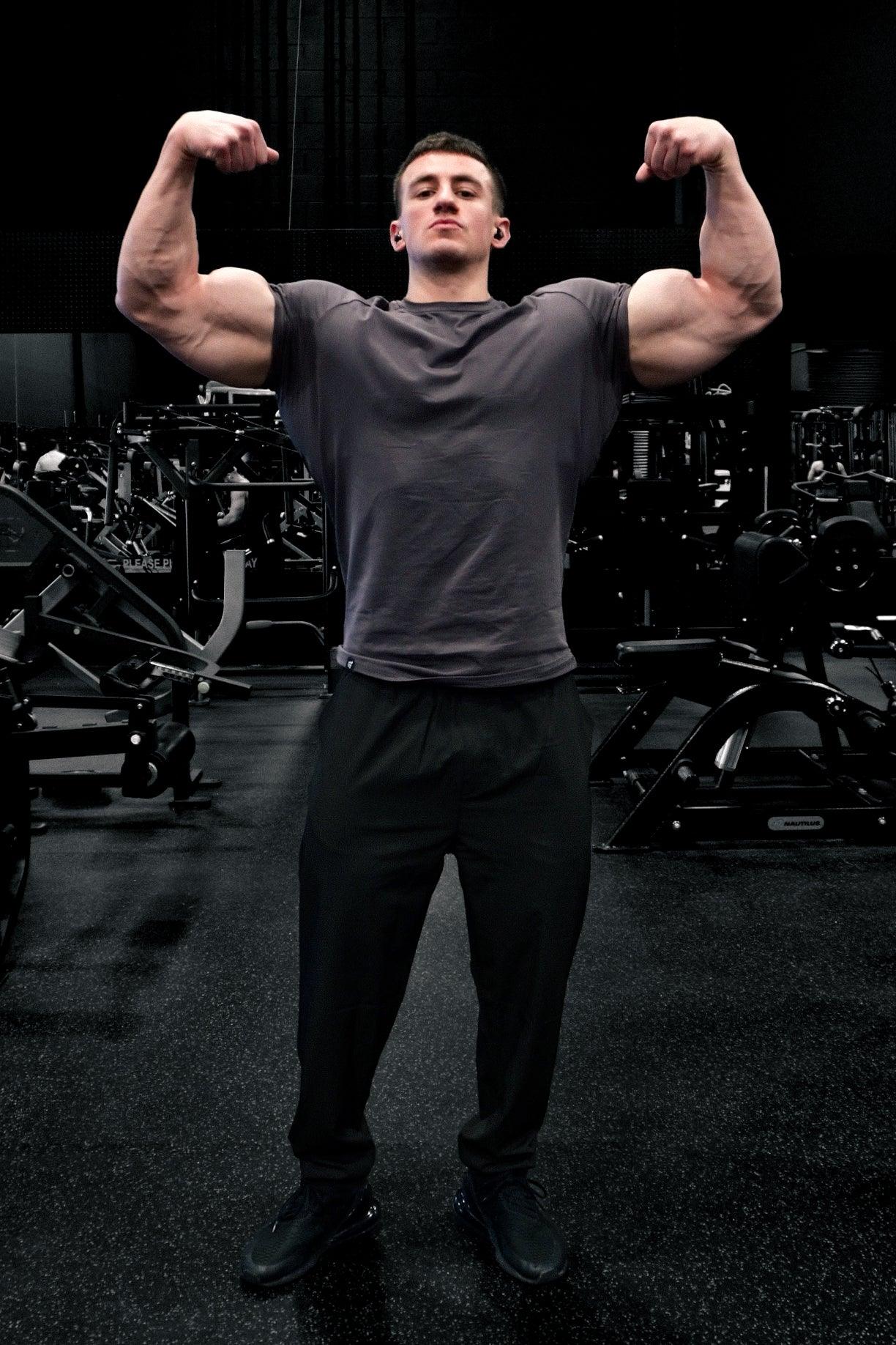 Jed North Titan 2.0 Muskel-T-Shirt - Taupe