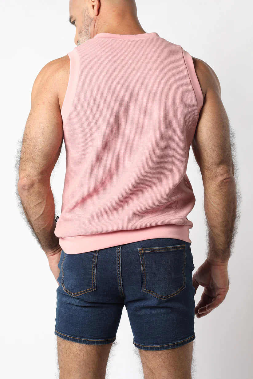 CAMISETA SIN MANGAS DE PUNTO INDIO