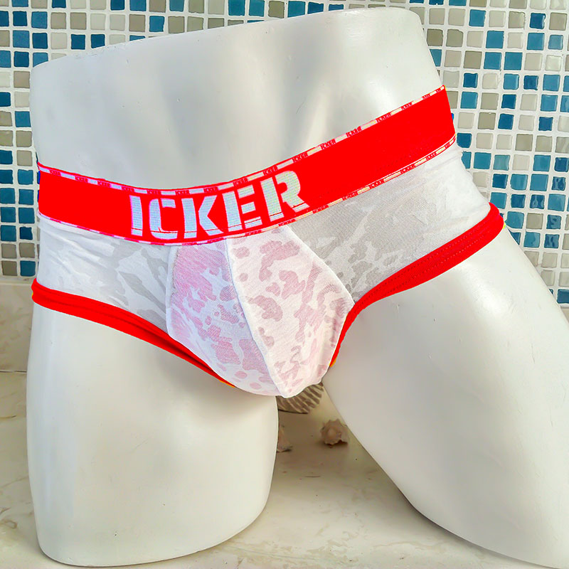 Icker Sea Acid Mesh Piping Brief Underwear Red COI-21-02 - DealByEthan.gay loves Icker Sea