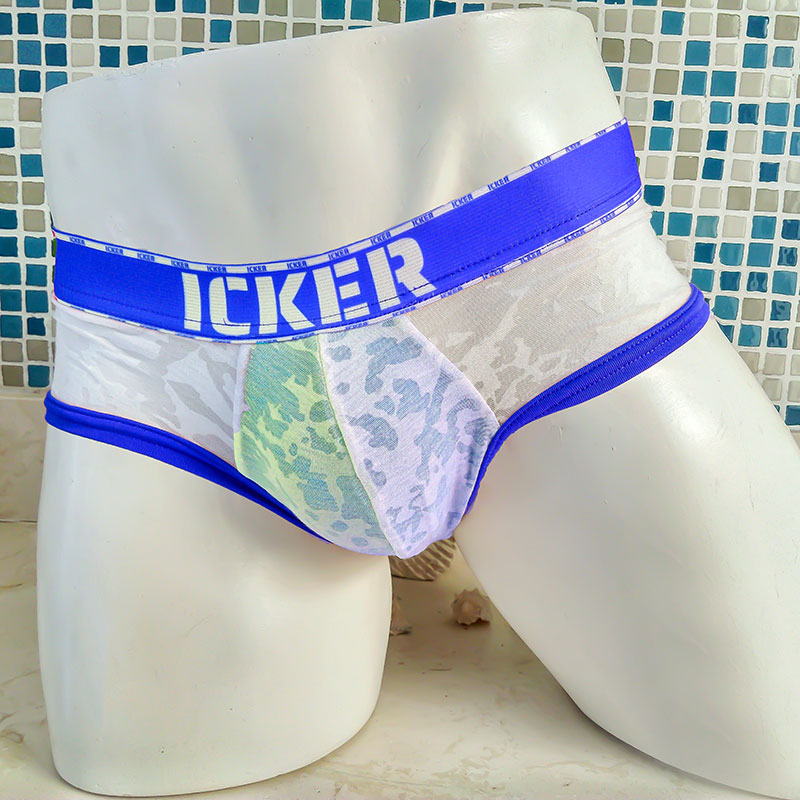 Icker Sea Acid Mesh Piping Brief Underwear Royal Blue COI-21-02 - DealByEthan.gay loves Icker Sea