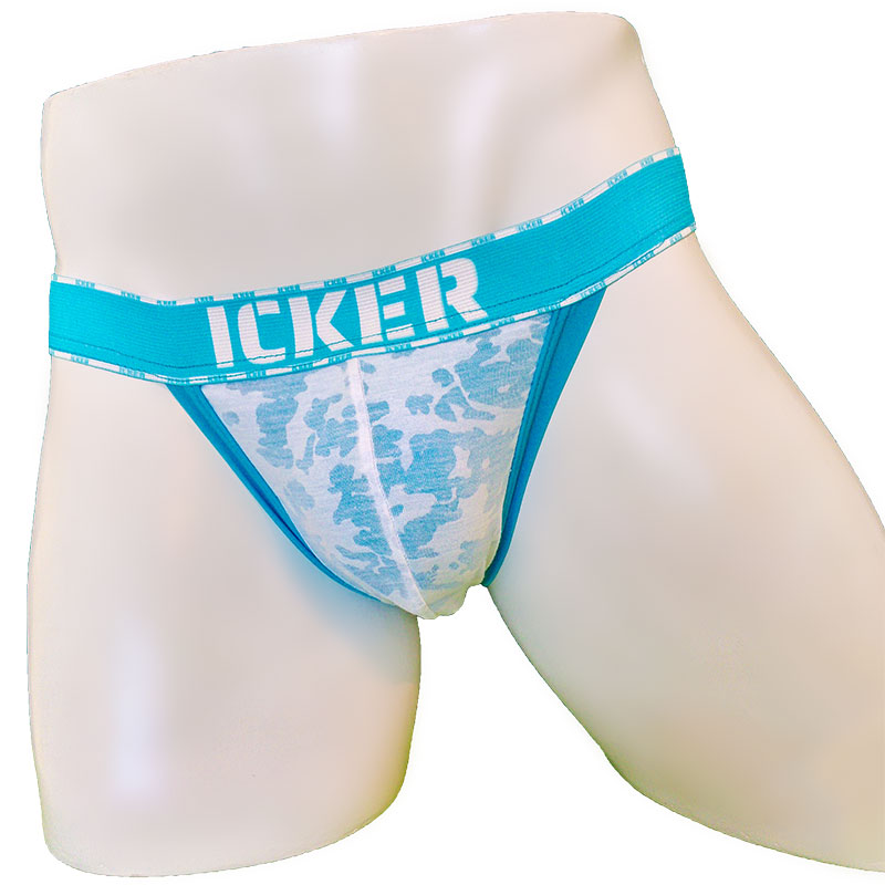 Icker Sea Acid Mesh Piping Cheeky Tanga Bikini Underwear Blue COI-21-03 - DealByEthan.gay loves Icker Sea