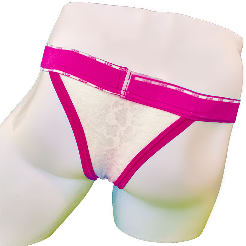 Icker Sea Acid Mesh Piping Cheeky Tanga Bikini Underwear Fuchsia COI-21-03 - DealByEthan.gay loves Icker Sea