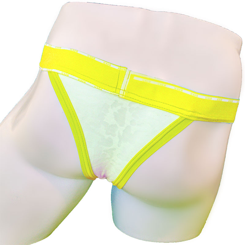 Icker Sea Acid Mesh Piping Cheeky Tanga Bikini Underwear Mango COI-21-03 - DealByEthan.gay loves Icker Sea