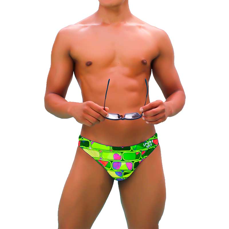 Icker Sea Bricks Bikini Swimwear Green COB-22-03 - DealByEthan.gay loves Icker Sea