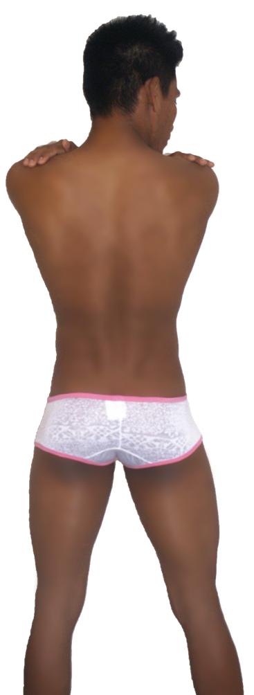 Icker Sea Devoured Boxer Brief Underwear Pink/White COI-13-08 - DealByEthan.gay loves Icker Sea
