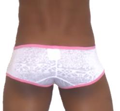 Icker Sea Devoured Boxer Brief Underwear Pink/White COI-13-08 - DealByEthan.gay loves Icker Sea