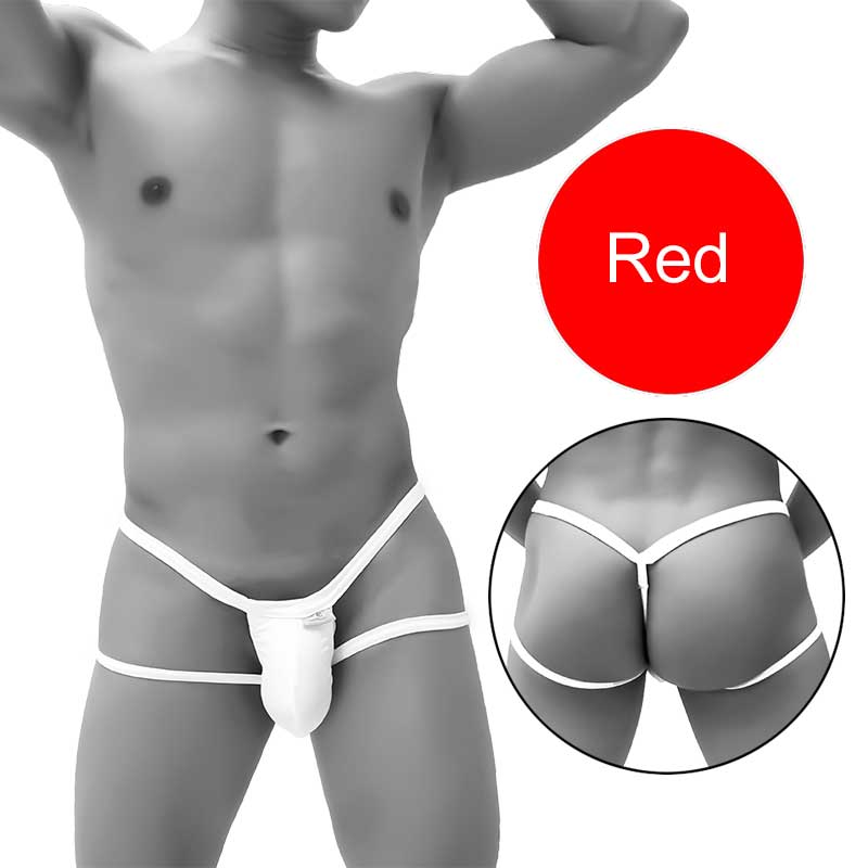 Icker Sea Enhancement Micro Jock Thong Jock Strap Underwear Red COI-21-14 - DealByEthan.gay loves Icker Sea