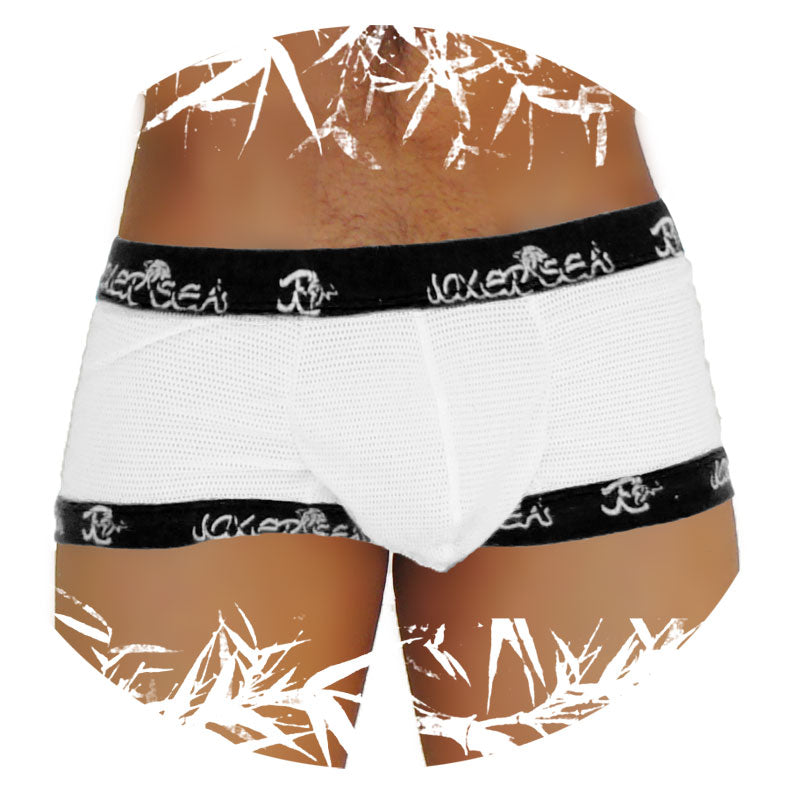 Icker Sea Fresh Dots Logo Trim Boxer Brief Underwear Black COI-14-FD-02 - DealByEthan.gay loves Icker Sea