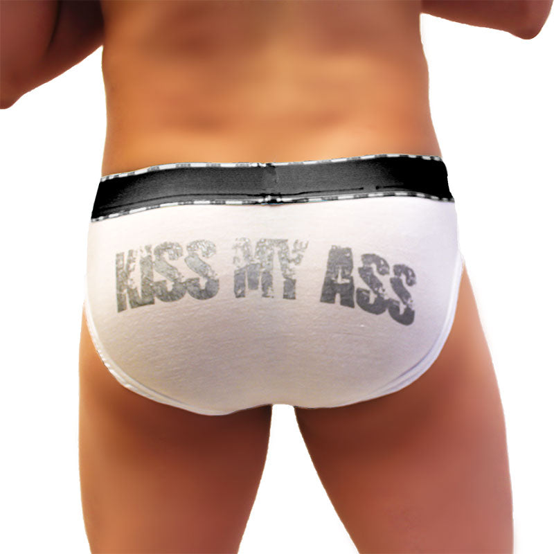 Icker Sea Kiss My Ass Brief Underwear Black COI-21-04 - DealByEthan.gay loves Icker Sea