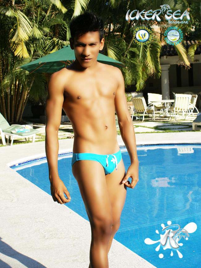 Icker Sea Lifeguard Jock Brief Jock Strap Swimwear Blue COB-13-09 - DealByEthan.gay loves Icker Sea