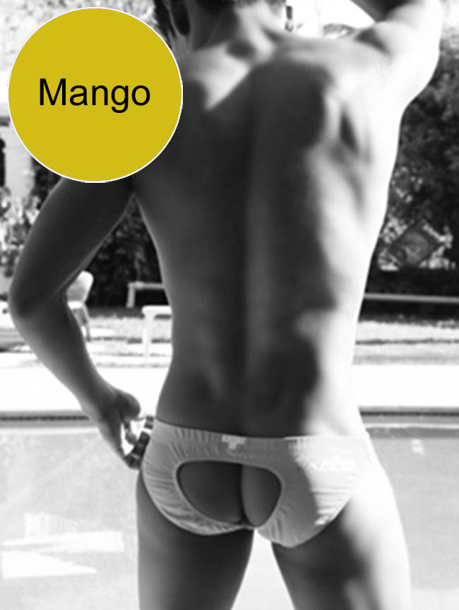 Icker Sea Lifeguard Jock Brief Jock Strap Swimwear Mango COB-13-09 - DealByEthan.gay loves Icker Sea