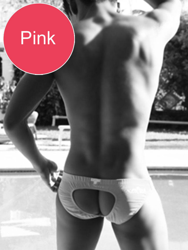 Icker Sea Lifeguard Jock Brief Jock Strap Swimwear Pink COB-13-09 - DealByEthan.gay loves Icker Sea