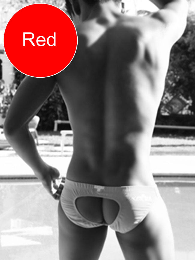 Icker Sea Lifeguard Jock Brief Jock Strap Swimwear Red COB-13-09 - DealByEthan.gay loves Icker Sea