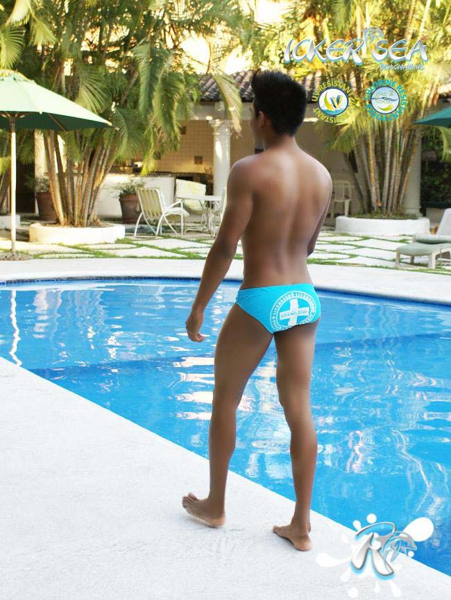 Icker Sea Lifeguard Slip Bikini Swimwear Blue COB-13-24 - DealByEthan.gay loves Icker Sea