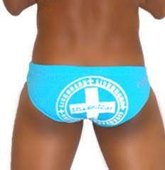 Icker Sea Lifeguard Slip Bikini Swimwear Blue COB-13-24 - DealByEthan.gay loves Icker Sea