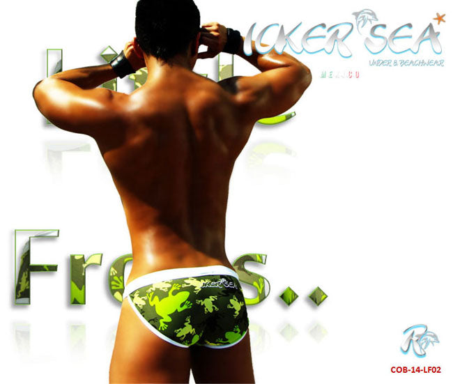 Icker Sea Little Frogs Microslip Bikini Swimwear COB-14-LF02 - DealByEthan.gay loves Icker Sea