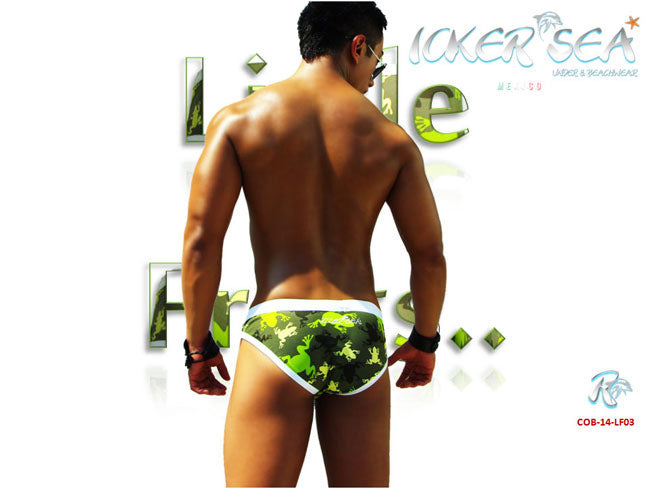 Icker Sea Little Frogs Slip Bikini Swimwear COB-14-LF03 - DealByEthan.gay loves Icker Sea