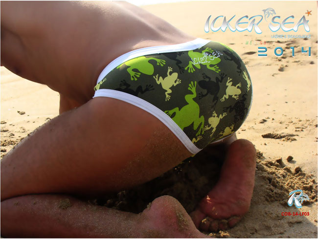 Icker Sea Little Frogs Slip Bikini Swimwear COB-14-LF03 - DealByEthan.gay loves Icker Sea