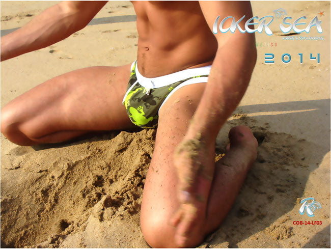 Icker Sea Little Frogs Slip Bikini Swimwear COB-14-LF03 - DealByEthan.gay loves Icker Sea