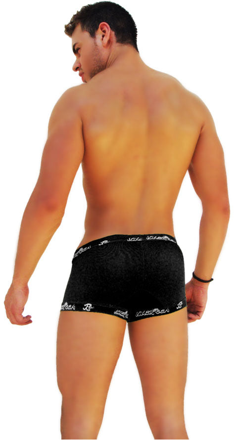 Icker Sea Logo Trim Boxer Brief Underwear Black COI-14-BLACK-06 - DealByEthan.gay loves Icker Sea