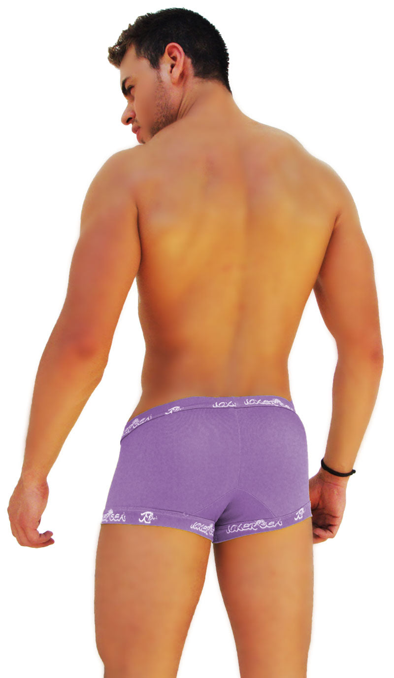 Icker Sea Logo Trim Boxer Brief Underwear Purple COI-14-PURPLE-06 - DealByEthan.gay loves Icker Sea