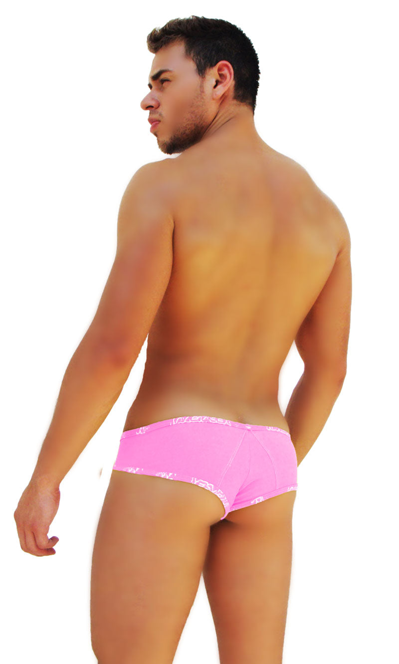 Icker Sea Logo Trim Mini Bikini Underwear Pink COI-14-PINK-04 - DealByEthan.gay loves Icker Sea
