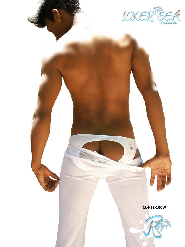 Icker Sea Mesh Beach Pants White COI-12-100W - DealByEthan.gay loves Icker Sea