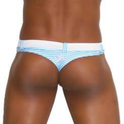 Icker Sea Sailor Stripe Belted Thong Swimwear COB-13-05 - DealByEthan.gay loves Icker Sea