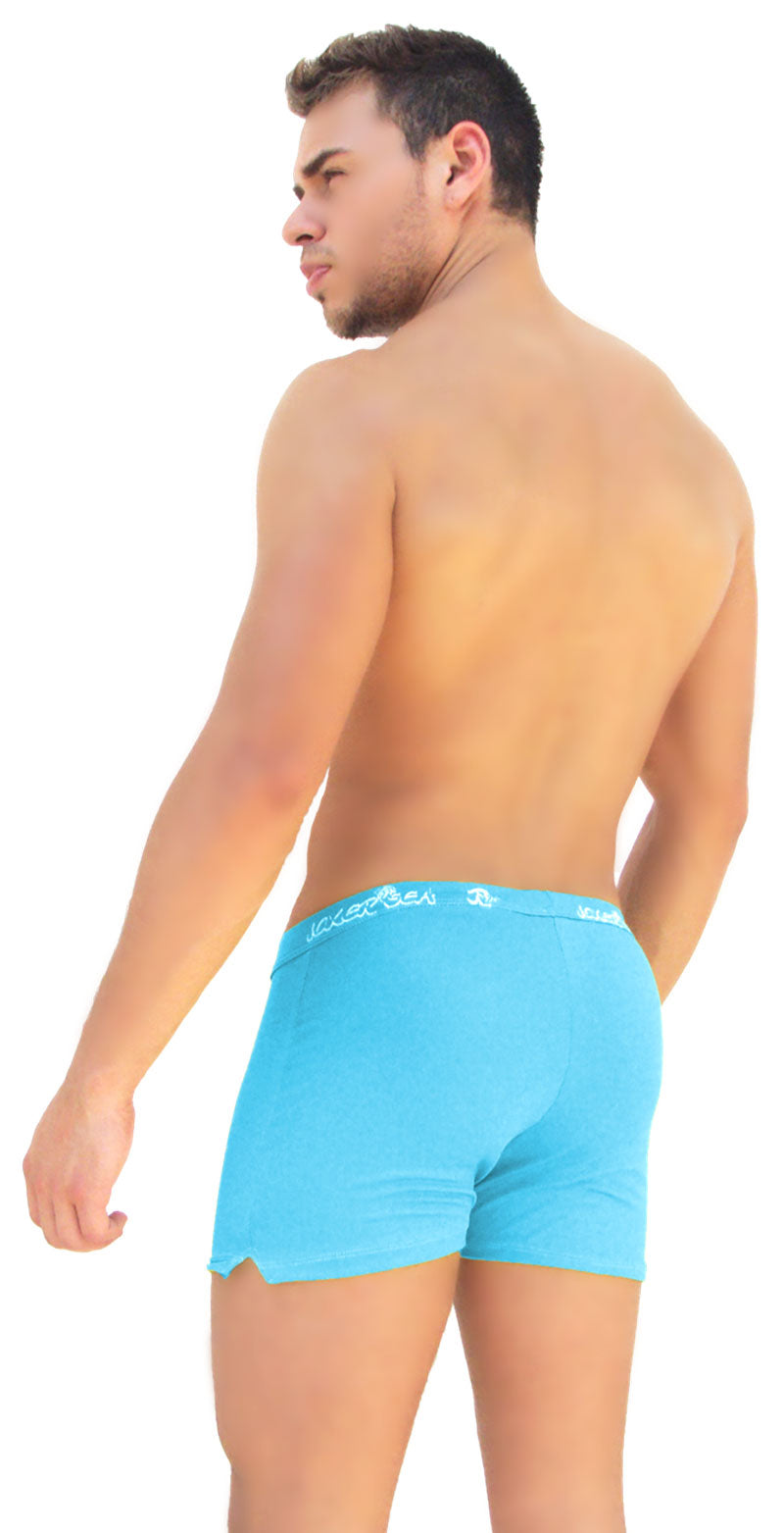Icker Sea Side Slit Long Boxer Brief Underwear Blue COI-14-BLUE-08 - DealByEthan.gay loves Icker Sea