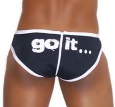 Icker Sea Zipper Back PAS Slip Bikini Swimwear Black COB-13-21 - DealByEthan.gay loves Icker Sea