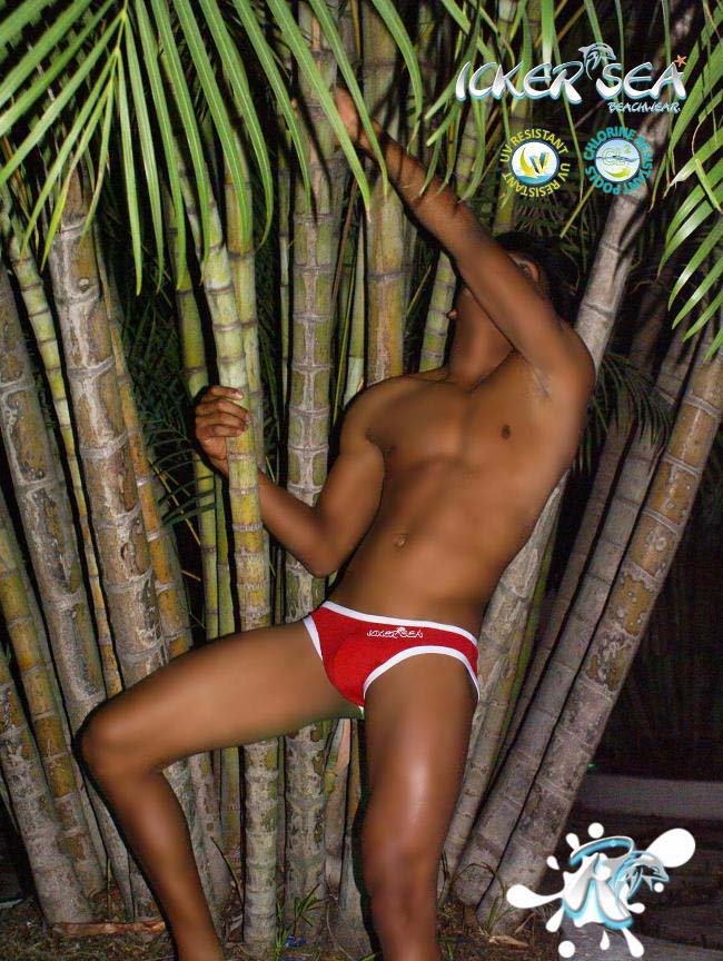 Icker Sea Zipper Back PAS Slip Bikini Swimwear Red COB-13-18 - DealByEthan.gay loves Icker Sea