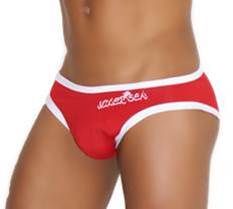 Icker Sea Zipper Back PAS Slip Bikini Swimwear Red COB-13-18 - DealByEthan.gay loves Icker Sea