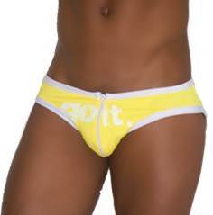 Icker Sea Zipper Front ACT Slip Bikini Swimwear Mango COB-13-17 - DealByEthan.gay loves Icker Sea