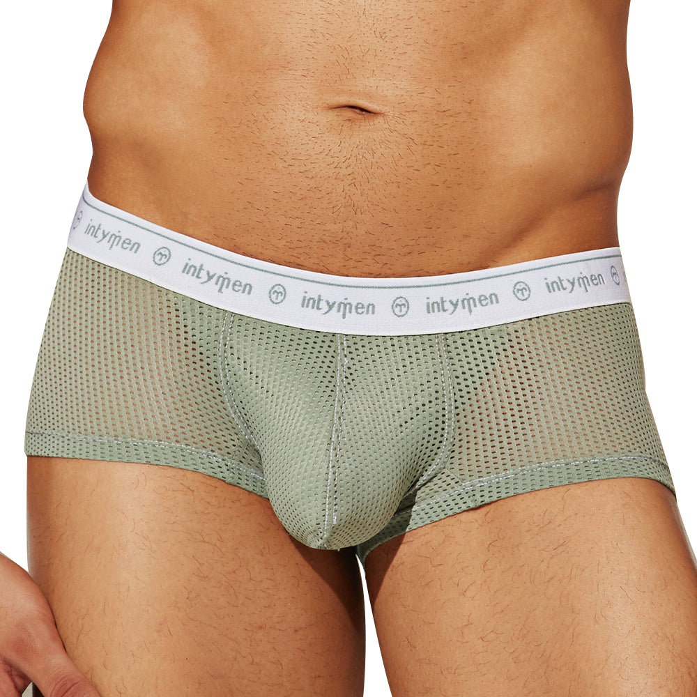 Intymen ING083 Brand Imprint Waistband Boxer Trunk - DealByEthan.gay loves Intymen