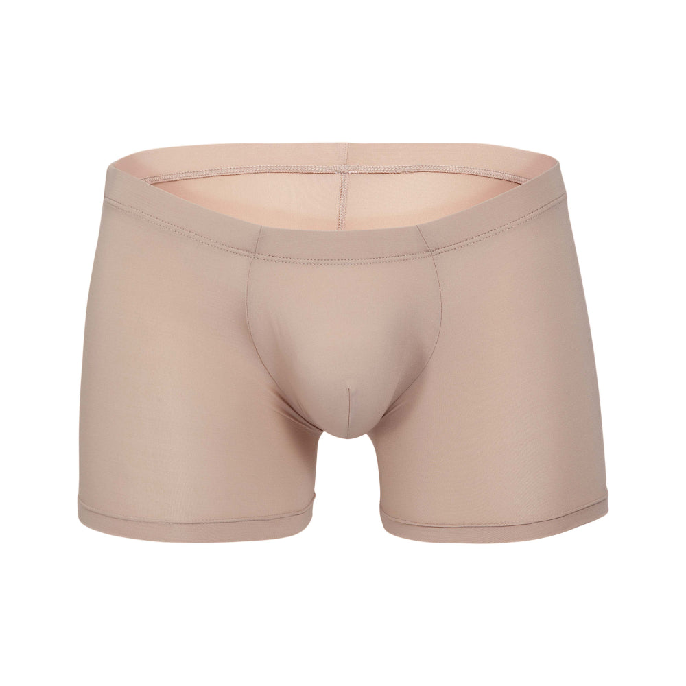 Beige men’s seamless boxer briefs intymen ing095 with smooth form-fitting design for comfortable everyday wear