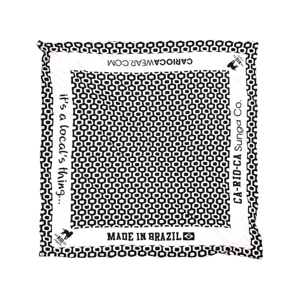 Ipanema Pavement Black Bandana - DealByEthan.gay loves CA-RIO-CA Sunga Co.