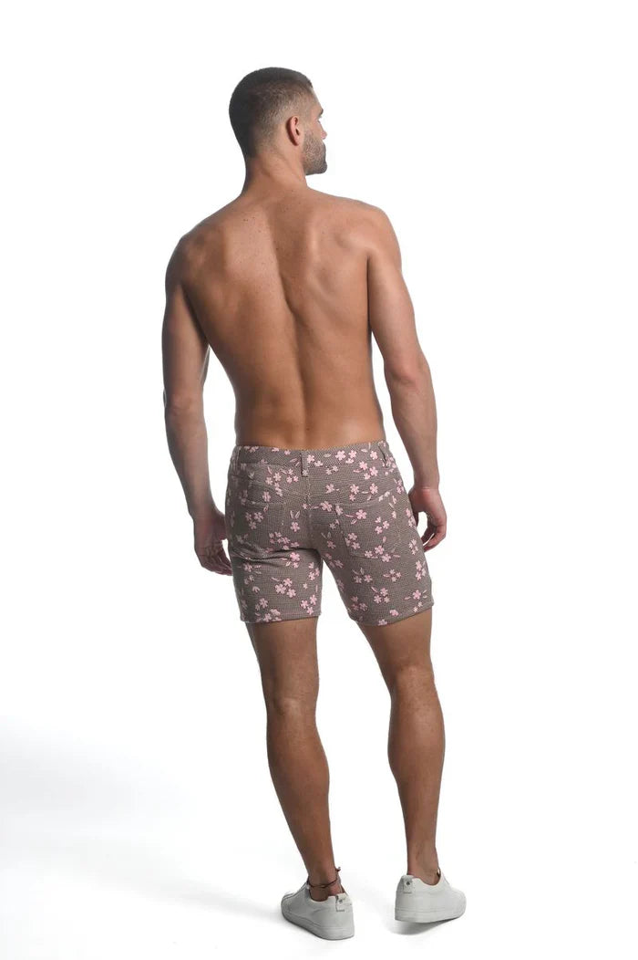 JACQUARD PRINTED STRETCH KNIT SHORT - DealByEthan.gay loves ST33LE