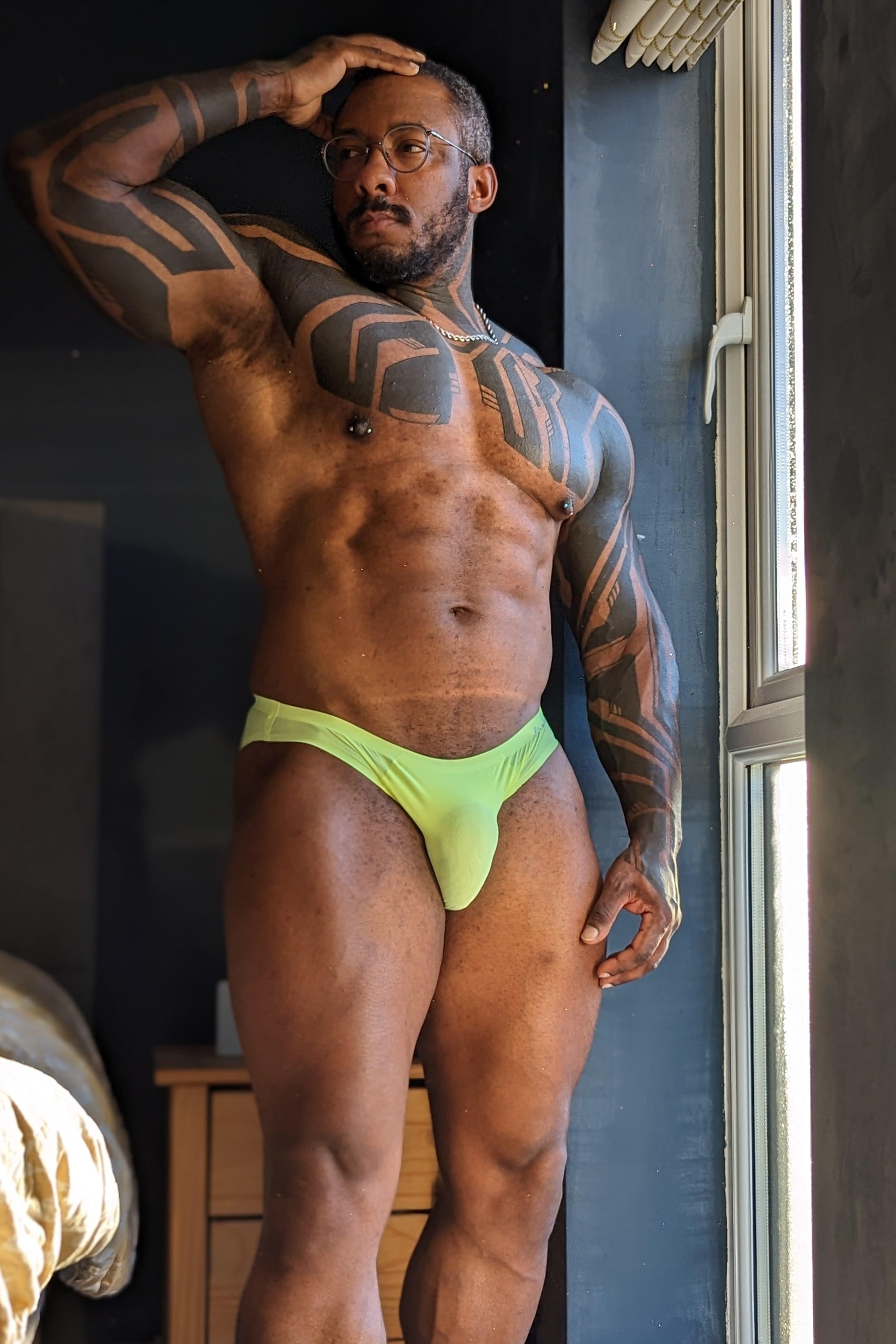 JJ Malibu After-Hours Silky Seamless Briefs - Lemon Yellow - DealByEthan.gay loves JJ Malibu