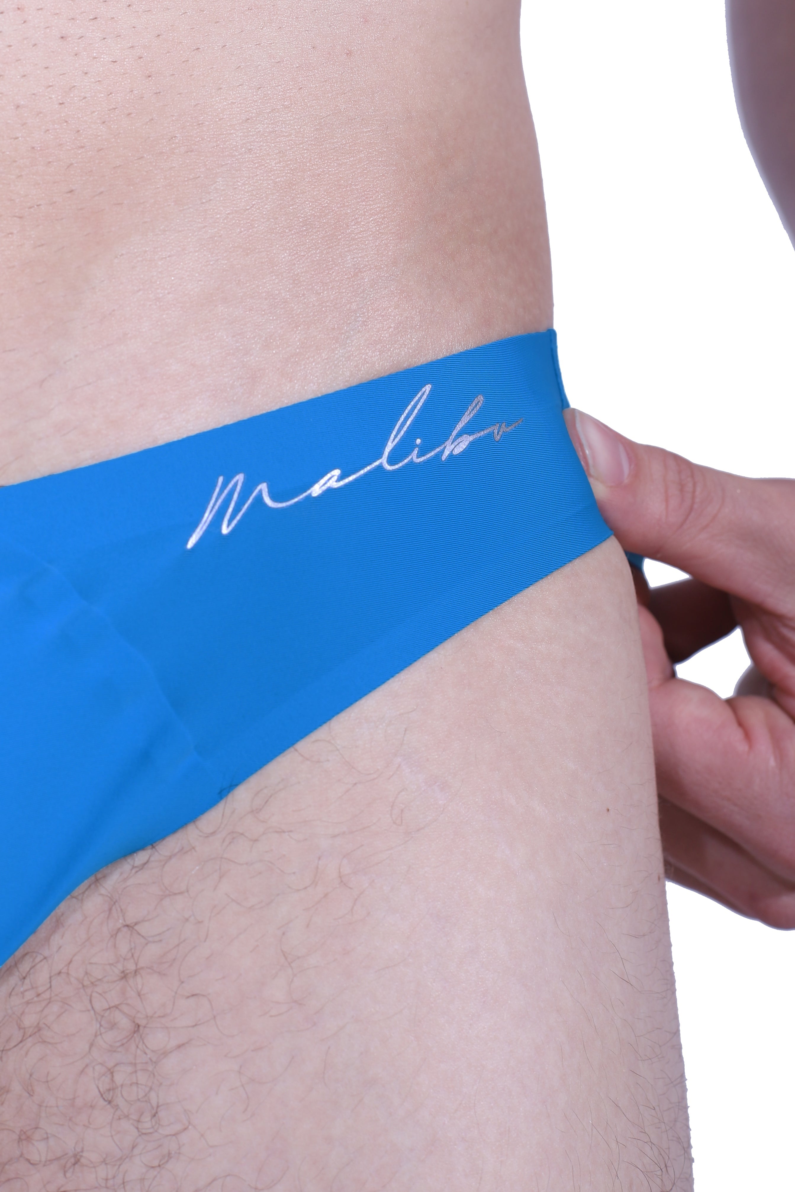 JJ Malibu After-Hours Silky Seamless Briefs - Neon Blue - DealByEthan.gay loves JJ Malibu