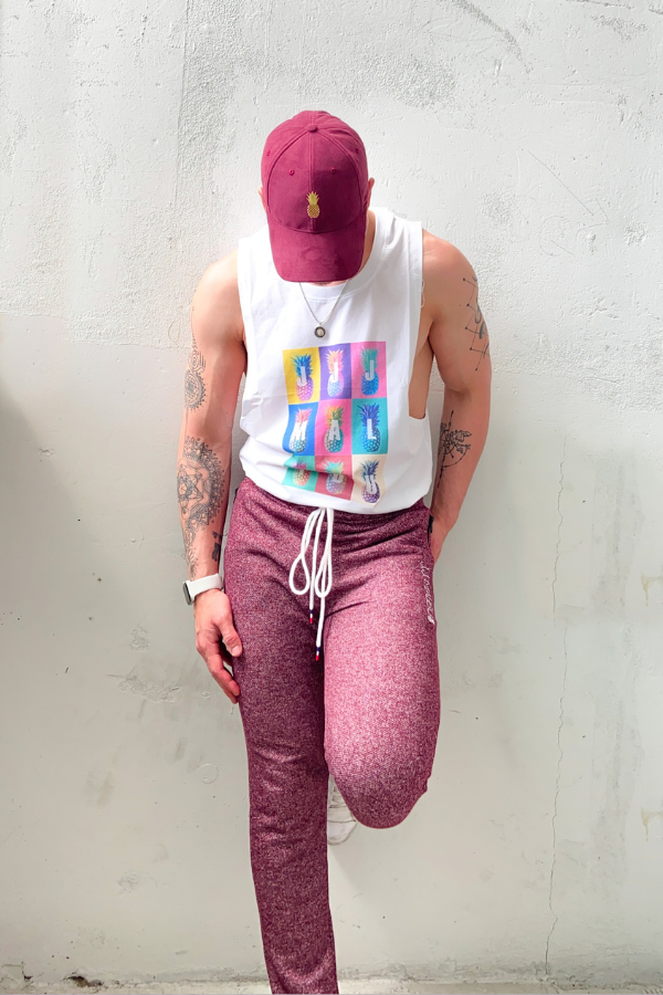 JJ Malibu Bad Boy Tank Top - Pineapple Pop Art - DealByEthan.gay loves JJ Malibu