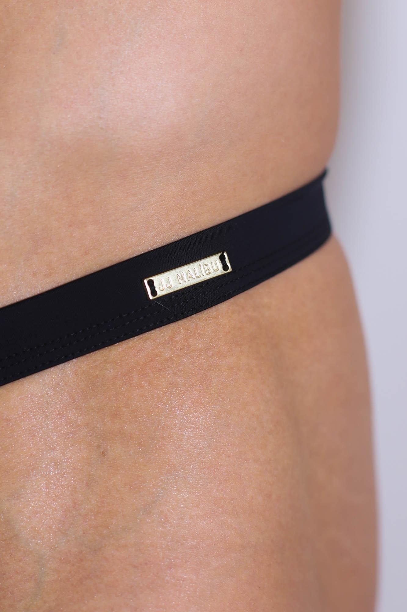 JJ Malibu Born For This Swim Thong - Black - DealByEthan.gay loves JJ Malibu