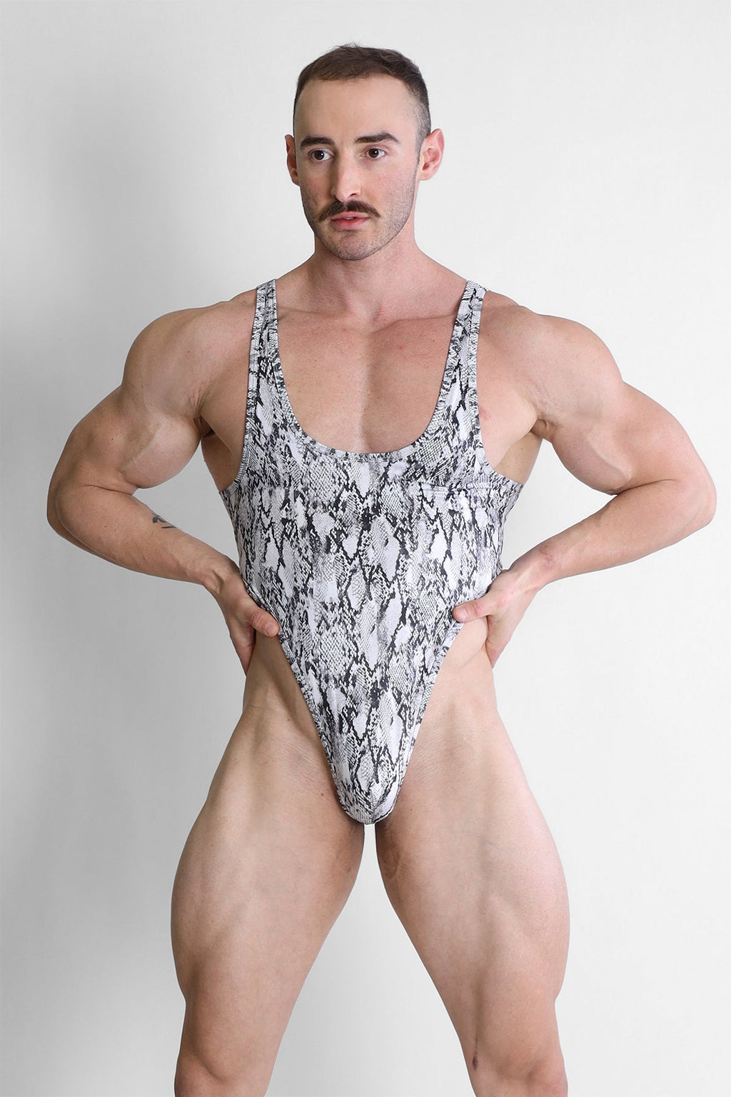 JJ Malibu Breaking-Hearts Bodysuit - Snake Print - DealByEthan.gay loves JJ Malibu