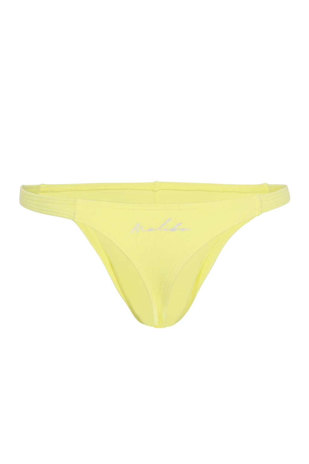 JJ Malibu Cheeky Classic G-String Thong - Lemon Yellow - DealByEthan.gay loves JJ Malibu