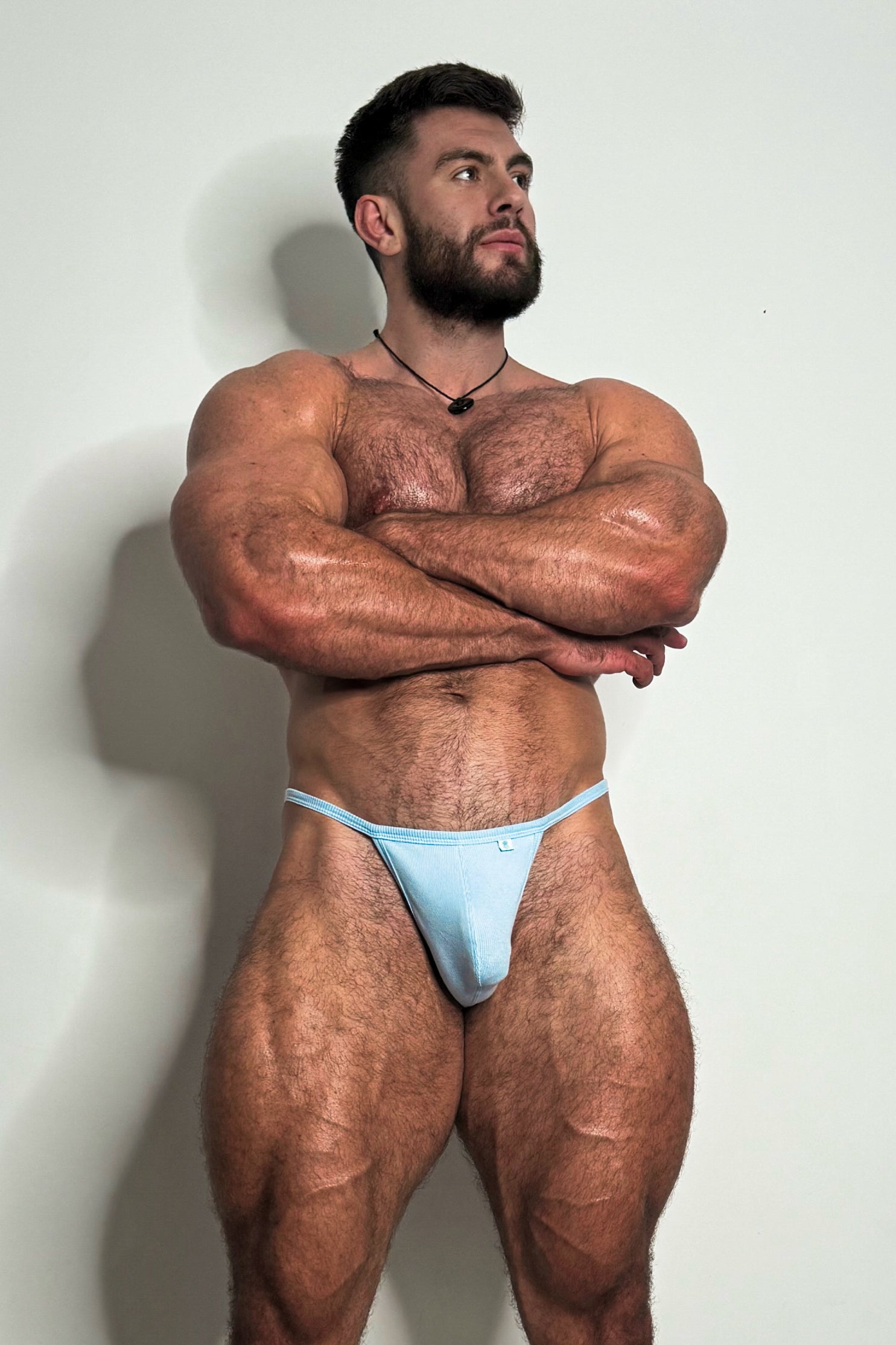 JJ Malibu Classic G-String Thong Ribbed - Artic Blue - DealByEthan.gay loves JJ Malibu