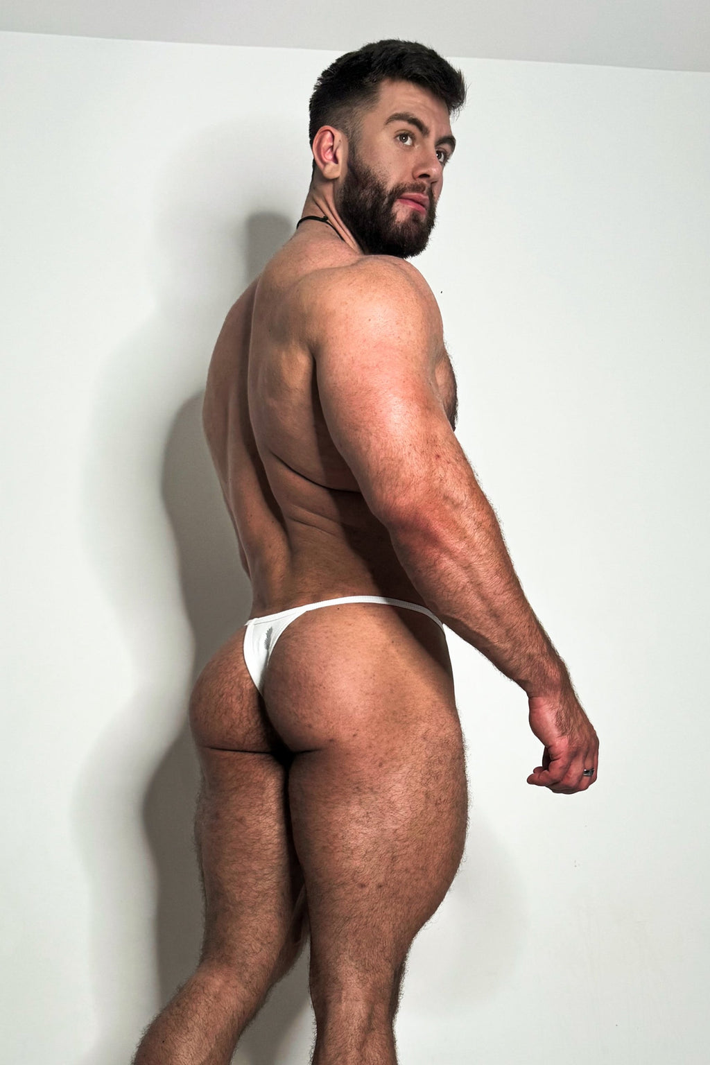 JJ Malibu Classic G-String Thong Ribbed - Off White - DealByEthan.gay loves JJ Malibu