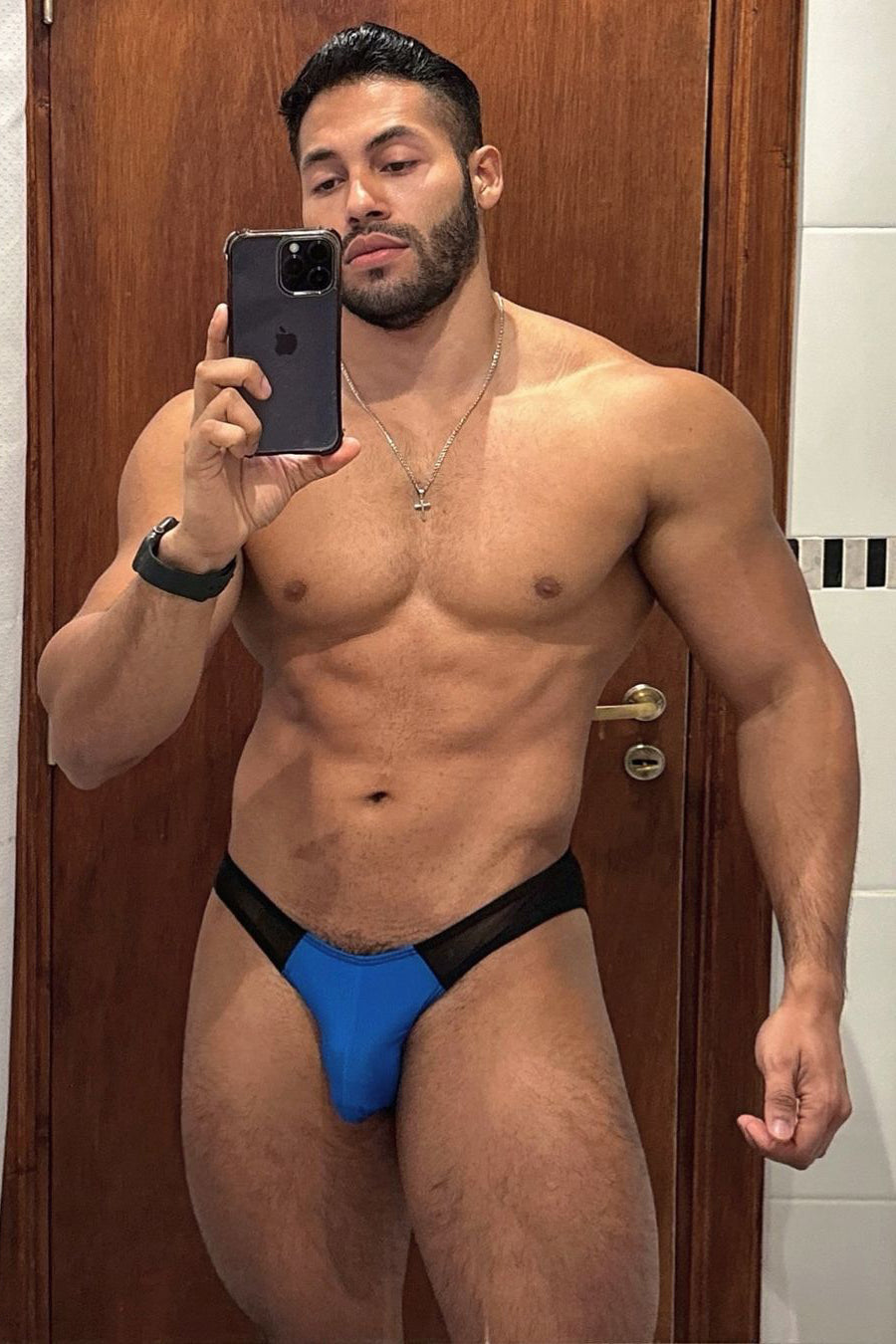 JJ Malibu Club-Kid Mesh Bikini Briefs - Royal Blue - DealByEthan.gay loves JJ Malibu