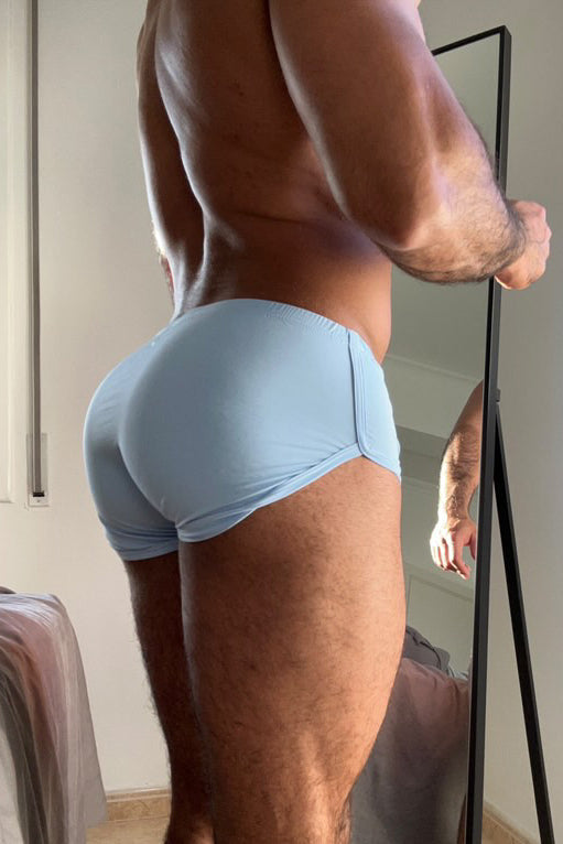 JJ Malibu Cool-Dri 2-in-1 Shorts with Thong Lining - Arctic Blue - DealByEthan.gay loves JJ Malibu