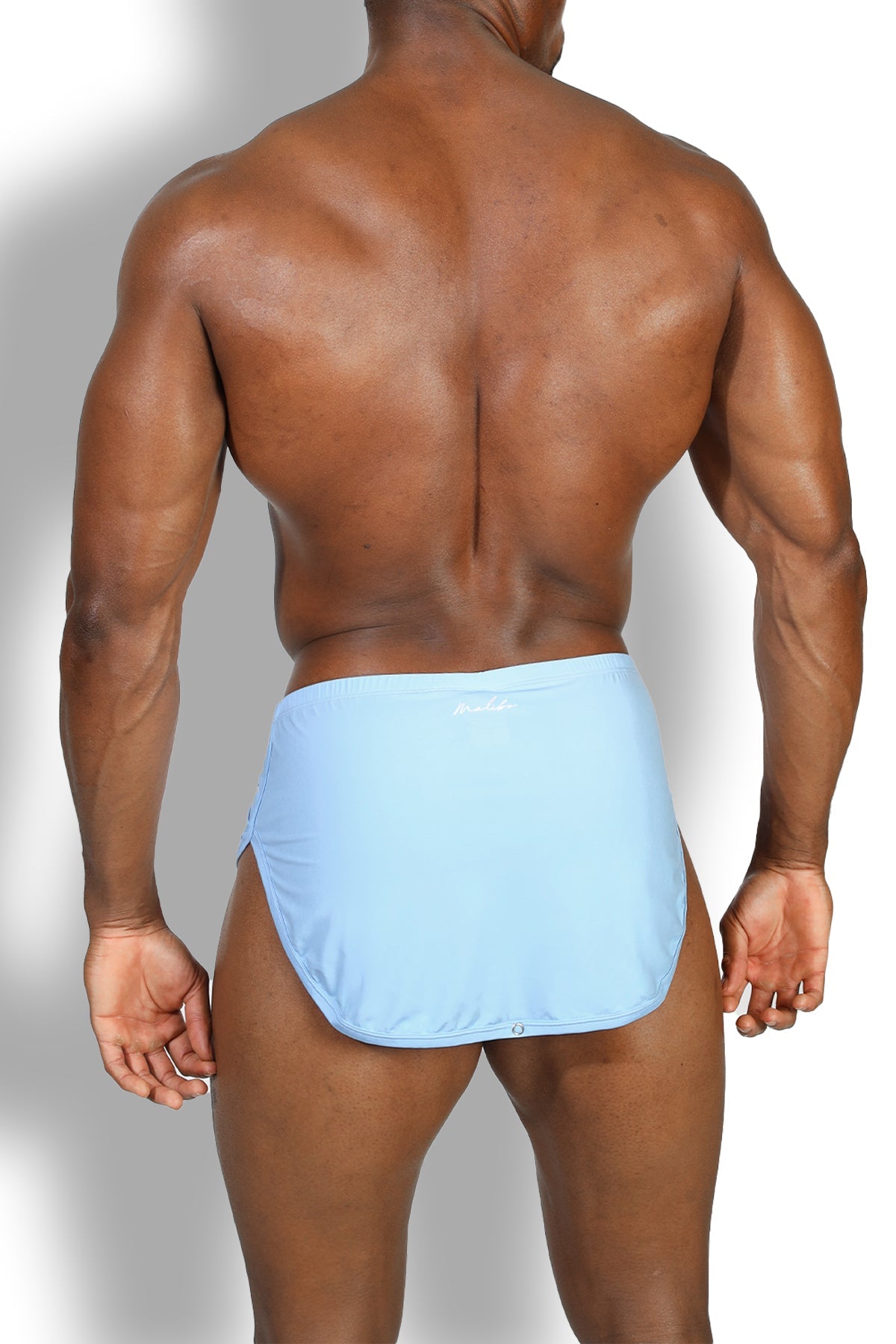 JJ Malibu Cool-Dri 2-in-1 Shorts with Thong Lining - Arctic Blue - DealByEthan.gay loves JJ Malibu