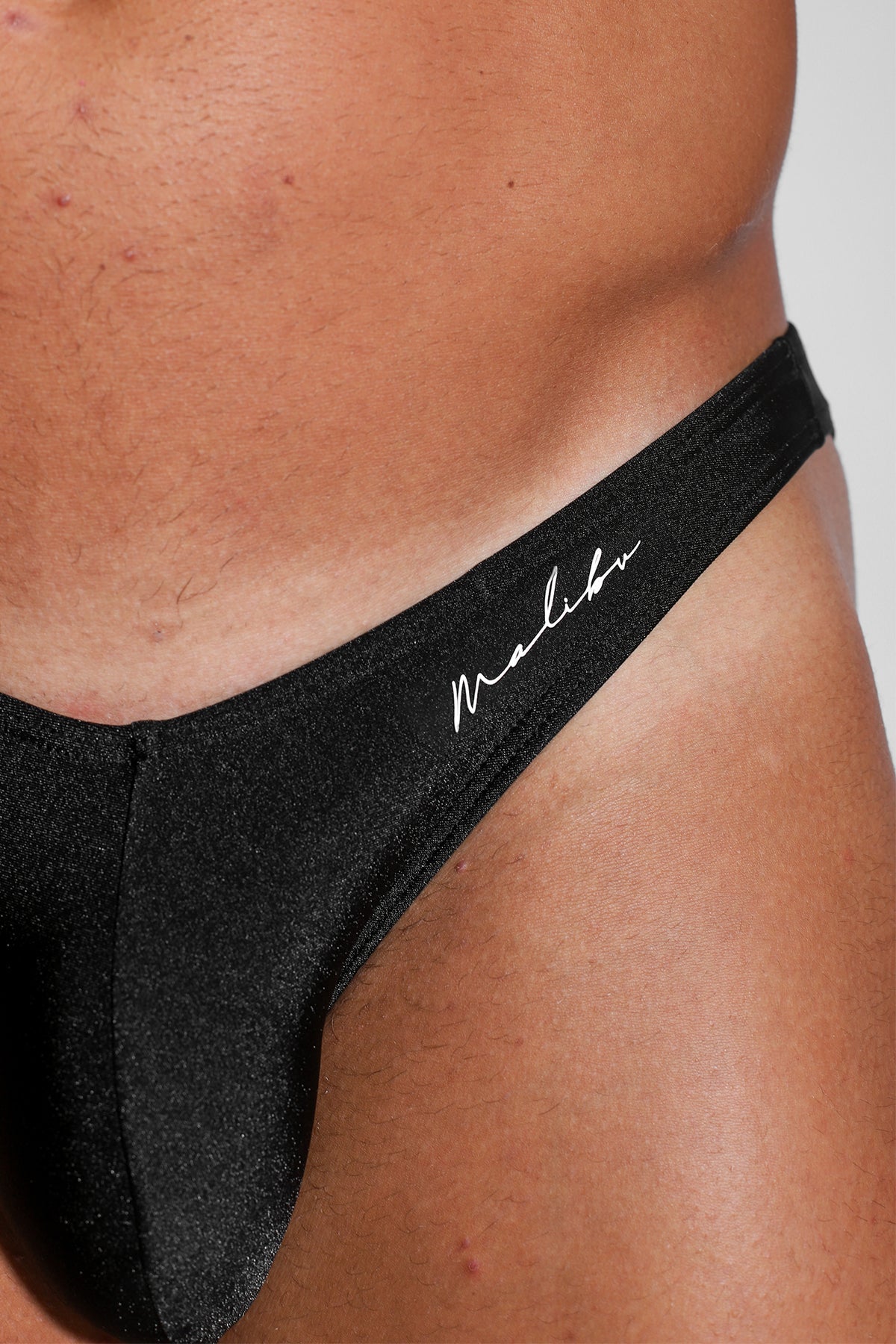 JJ Malibu Dynamic Classic Scrunch Butt Brief - Jet Black - DealByEthan.gay loves JJ Malibu